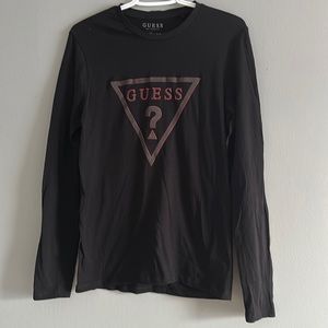 Guess long sleeve back shirt size M